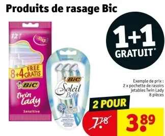 Offre: Produits de rasage