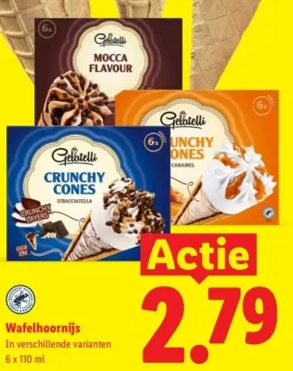 Aanbieding: Wafelhoornijs