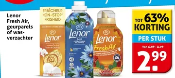 Aanbieding: Lenor Fresh Air, geurparels of wasverzachter
