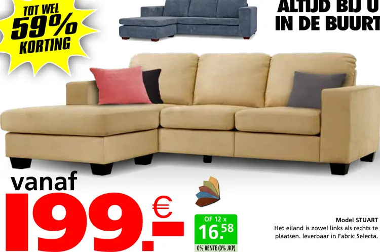 Promotie: STUART Sofa