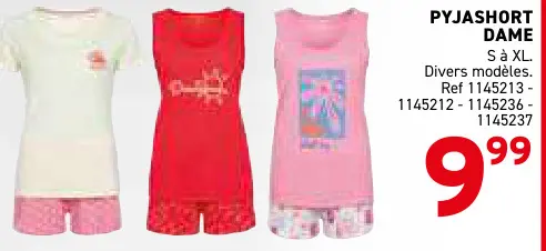 Offre: Pyjashort dame