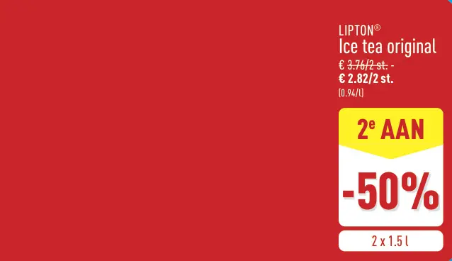 Promotie: Ice tea original
