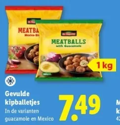 Aanbieding: Gevulde kipballetjes