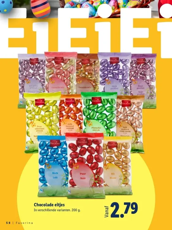 Aanbieding: Chocolade eitjes