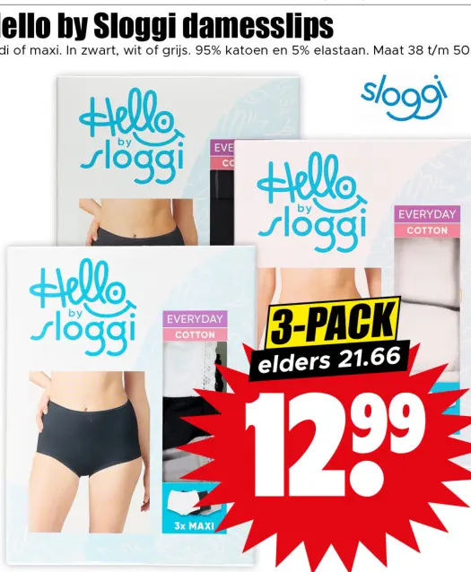Aanbieding: Hello by Sloggi damesslips
