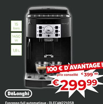 Offre: Expresso full automatique -  DLECAM22105B