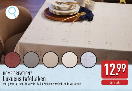 Aanbieding: Luxueus tafellaken