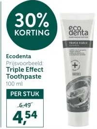 Aanbieding: Ecodenta Triple Effect Toothpaste