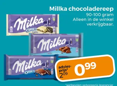 Aanbieding: chocoladereep