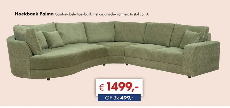 Aanbieding: Palma hoekbank