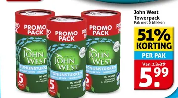 Aanbieding: John West Towerpack