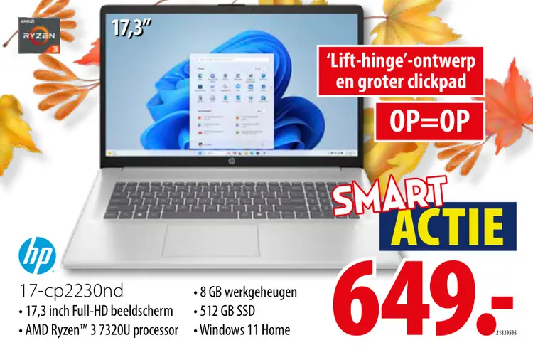 Aanbieding: Laptop 17-cp2230nd