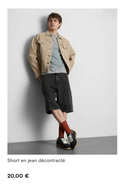 Offre: Short en jean décontracté