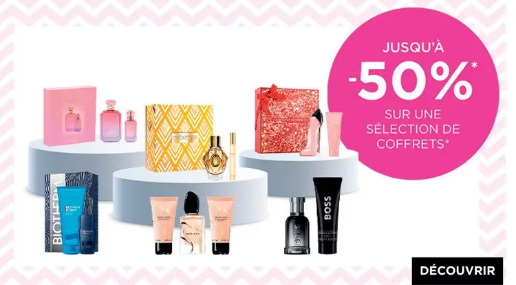 Offre: Jusqu'à -50% sur une sélection de coffrets