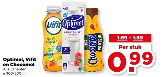 Aanbieding: Optimel, Vifit en Chocomel