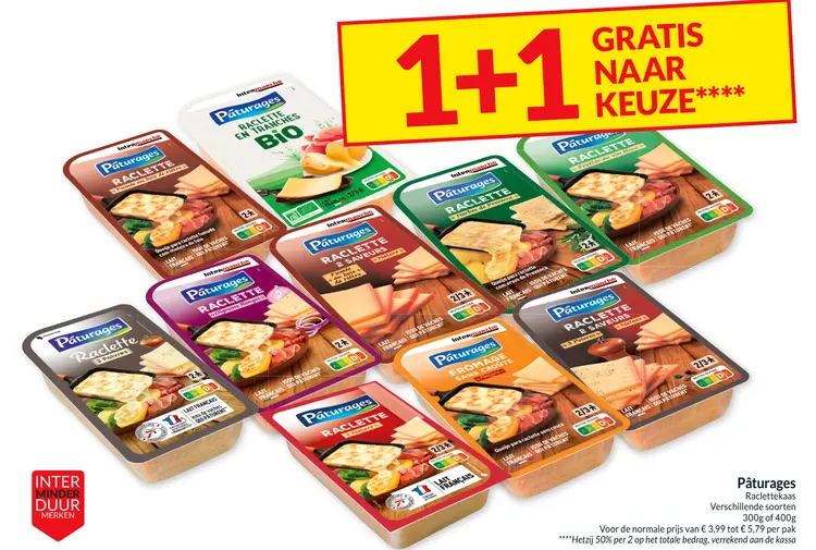 Promotie: Pâturages Raclettekaas