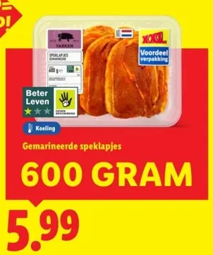 Aanbieding: Gemarineerde speklapjes