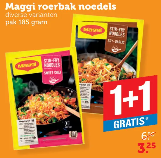 Aanbieding: roerbak noedels