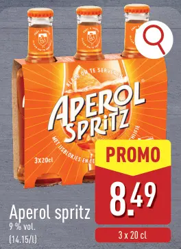 Promotie: Aperol spritz