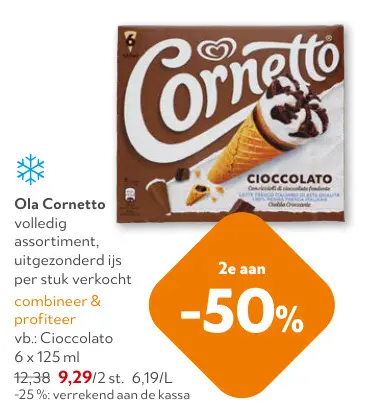 Promotie: Cornetto Cioccolato