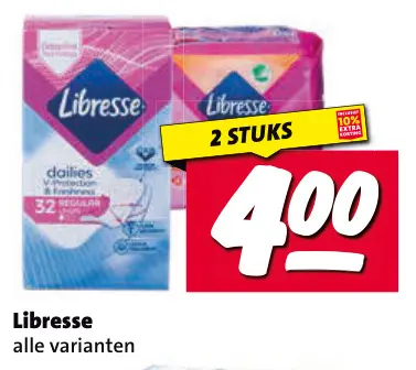 Aanbieding: Libresse producten