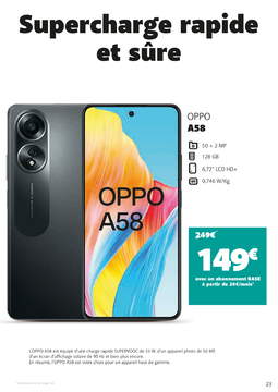 Offre: OPPO A58