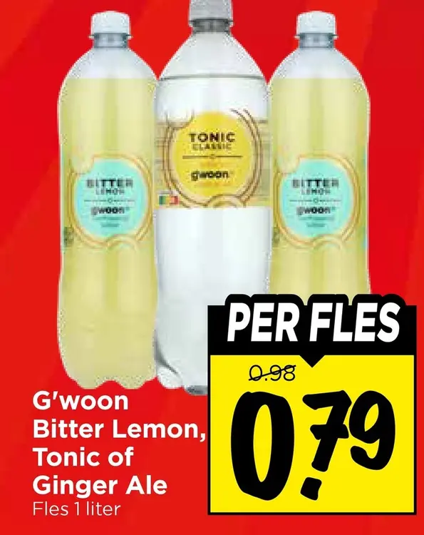 Aanbieding: Bitter Lemon, Tonic of Ginger Ale