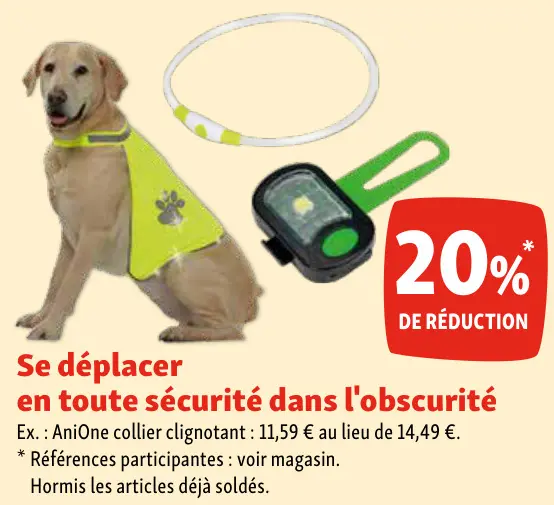 Offre: Se déplacer en toute sécurité dans l'obscurité