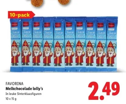 Aanbieding: Melkchocolade lolly's
