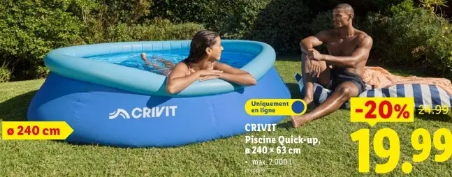 Offre: Piscine Quick-up
