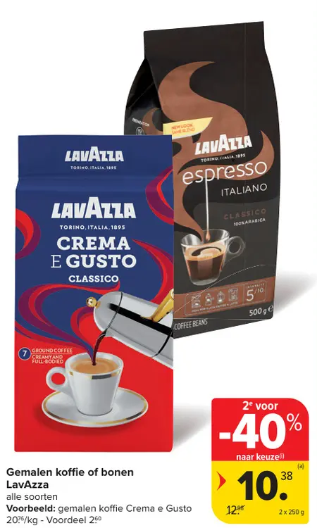 Promotie: Gemalen koffie of bonen