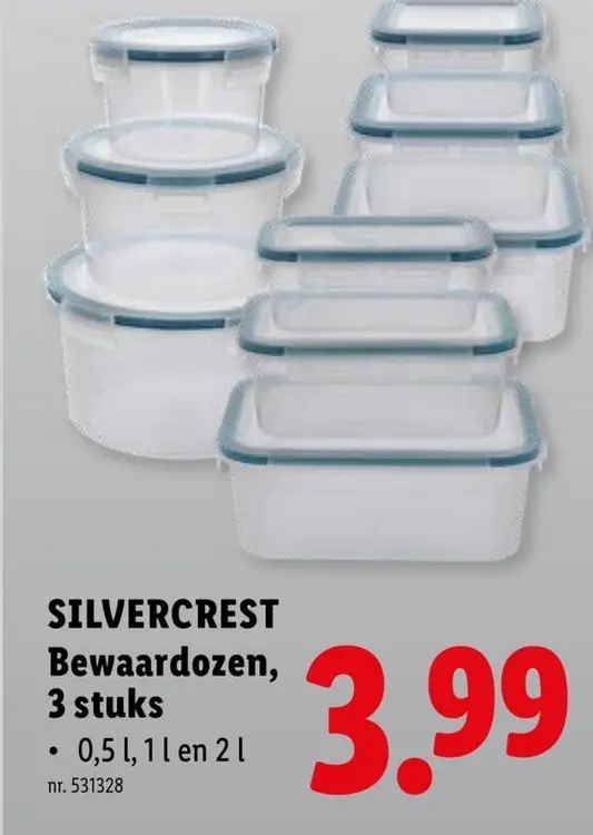 Promotie: Bewaardozen