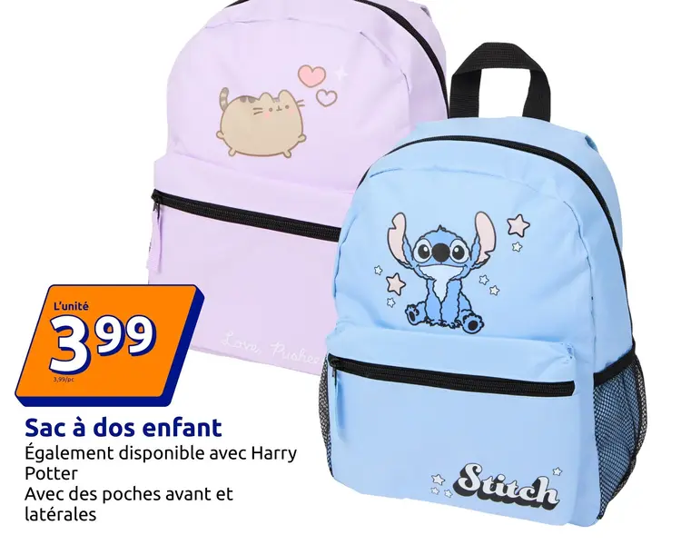 Offre: Sac à dos enfant