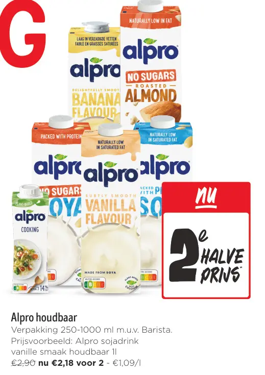 Aanbieding: Alpro houdbaar