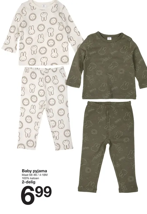Promotie: Baby pyjama