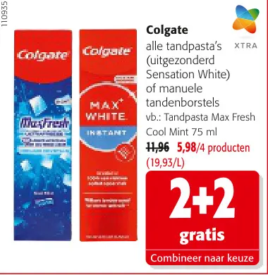Promotie: Colgate tandpasta's