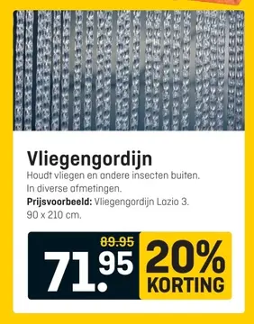 Aanbieding: Vliegengordijn