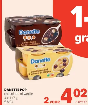 Aanbieding: Danette pop