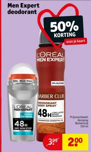 Aanbieding: Men Expert deodorant
