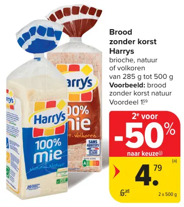 Promotie: Brood zonder korst