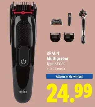 Aanbieding: BRAUN Multigroom