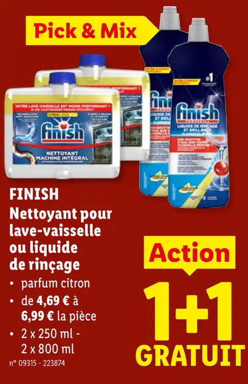 Offre: Nettoyant pour lave-vaisselle ou liquide de r