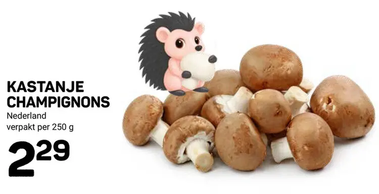 Aanbieding: Kastanje champignons