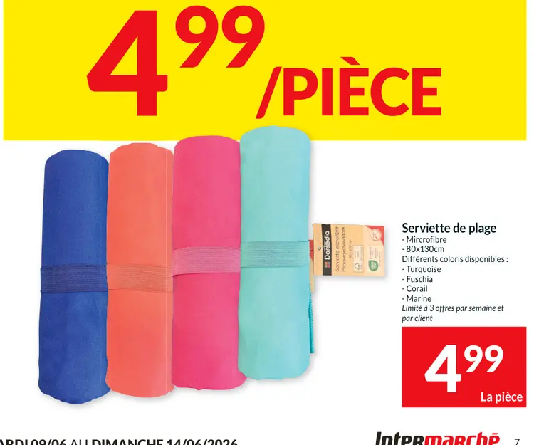 Offre: Serviette de plage