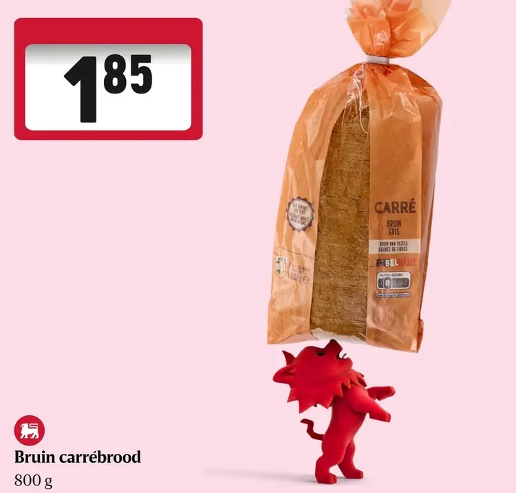 Promotie: Bruin carrébrood