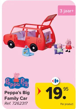Promotie: Peppa's Big Family Car
