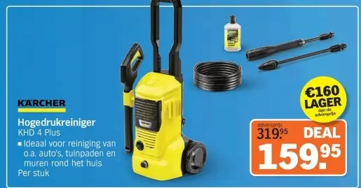 Aanbieding: Hogedrukreiniger KHD 4 Plus