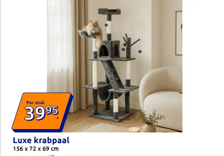 Promotie: Luxe krabpaal