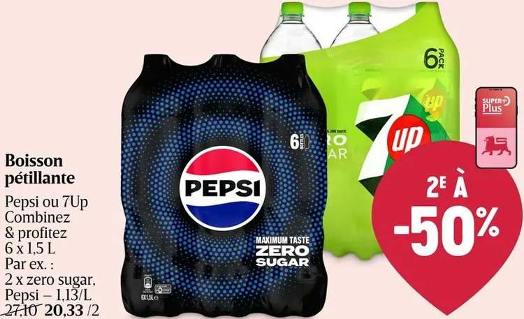 Offre: Boisson pétillante