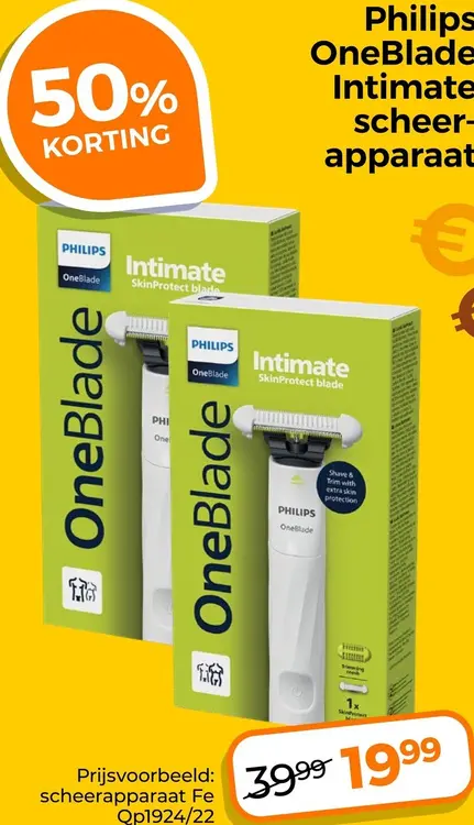 Aanbieding: OneBlade Intimate scheerapparaat